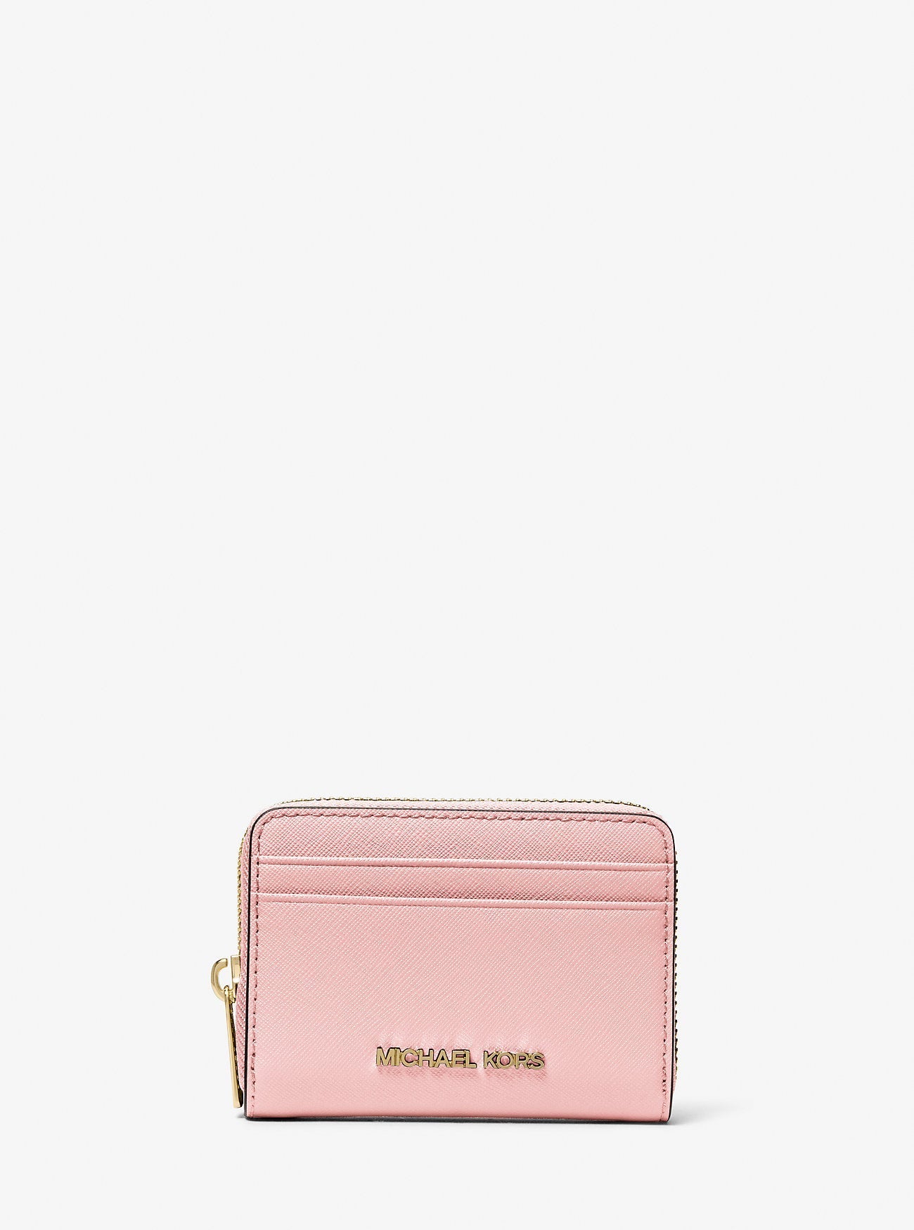 Jet Set Travel Medium Saffiano Leather Wallet Powder Blush Powder Blush