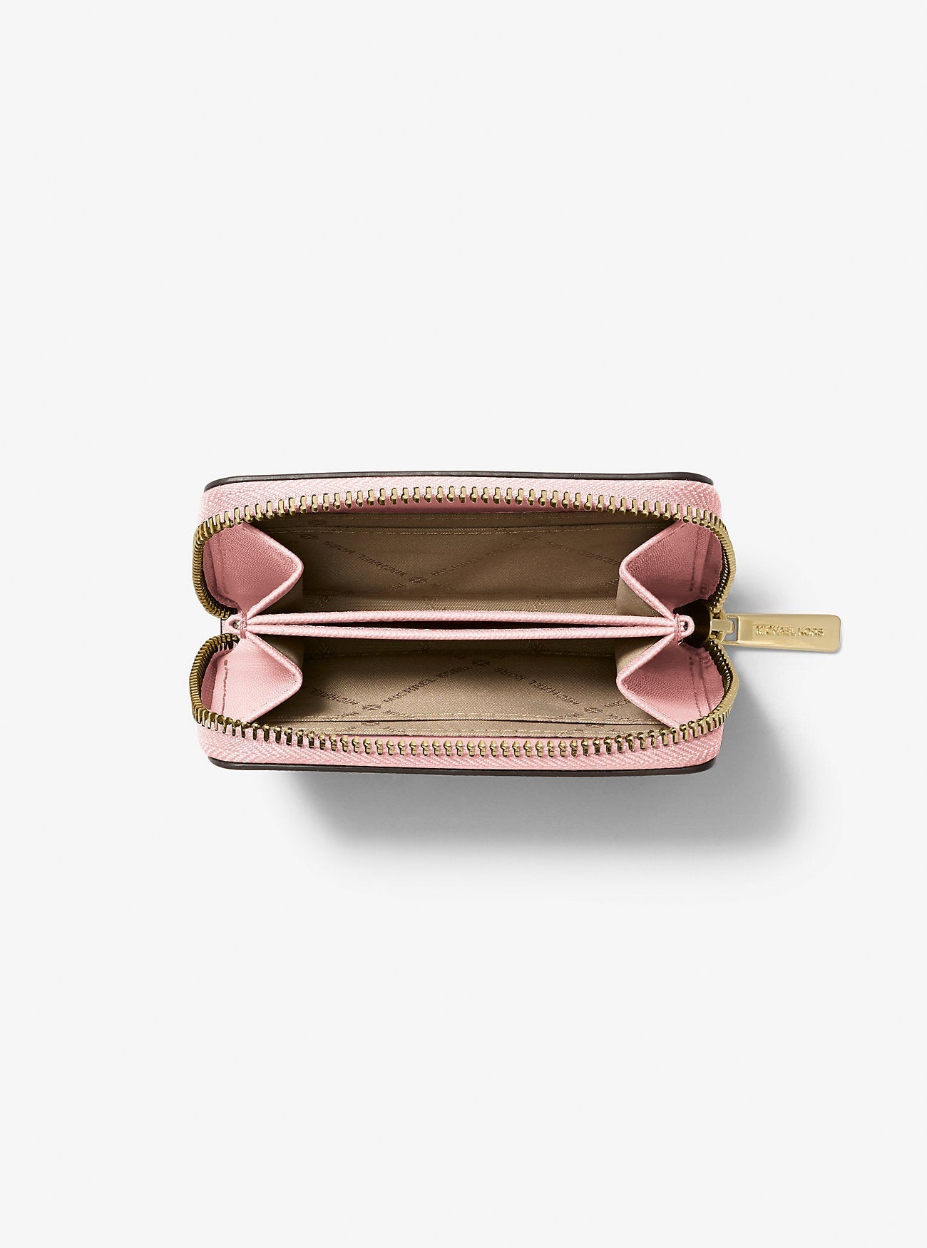 Jet Set Travel Medium Saffiano Leather Wallet Powder Blush Powder Blush
