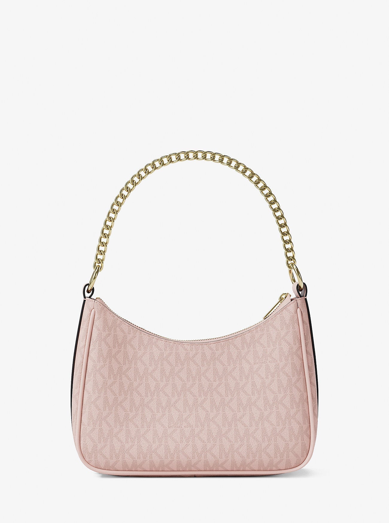 Jet Set Small Signature Logo Convertible Crossbody Bag Powder Blush Powder Blush