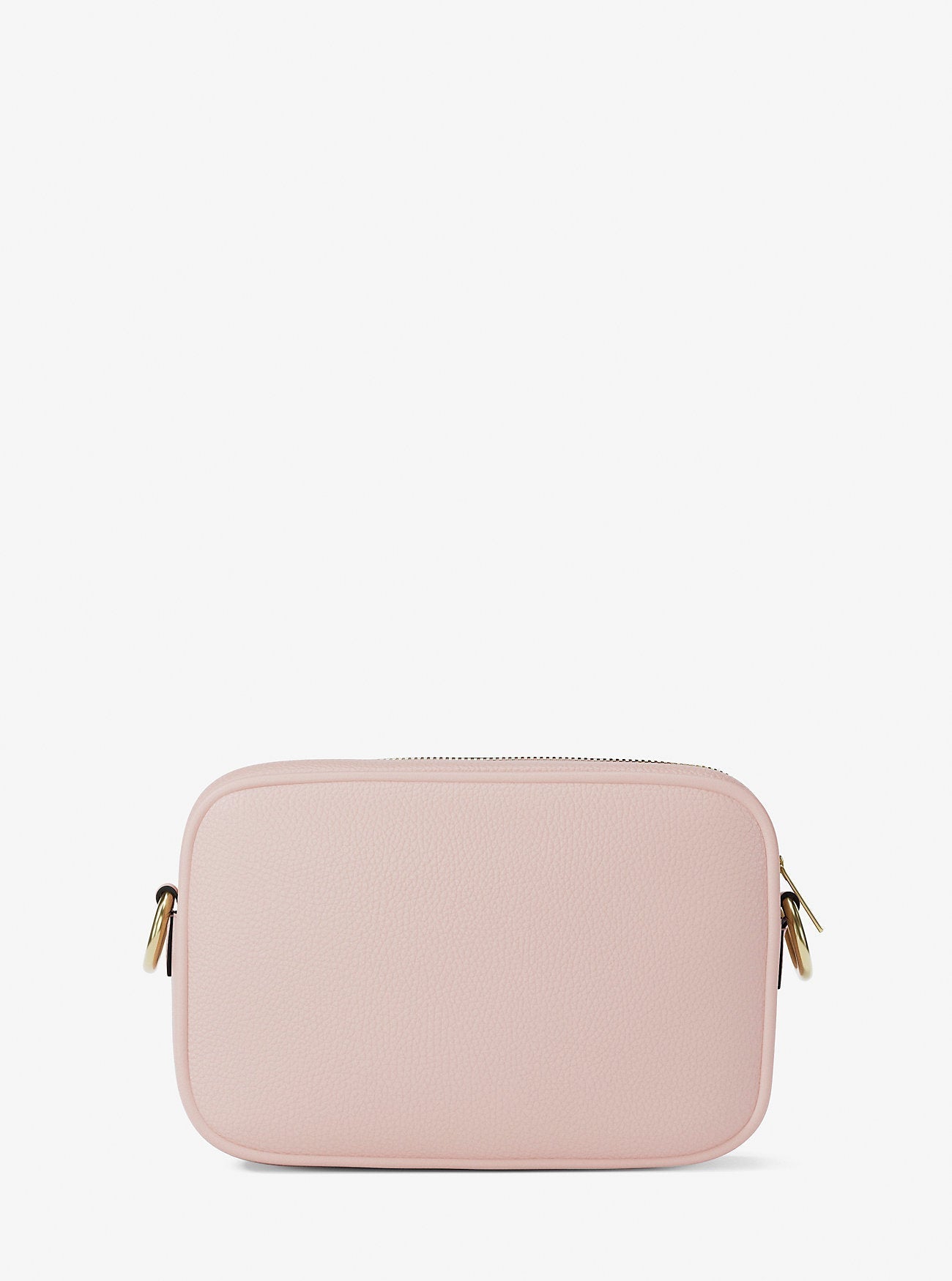 Jet Set Pebbled Leather Camera Crossbody Bag Powder Blush Powder Blush