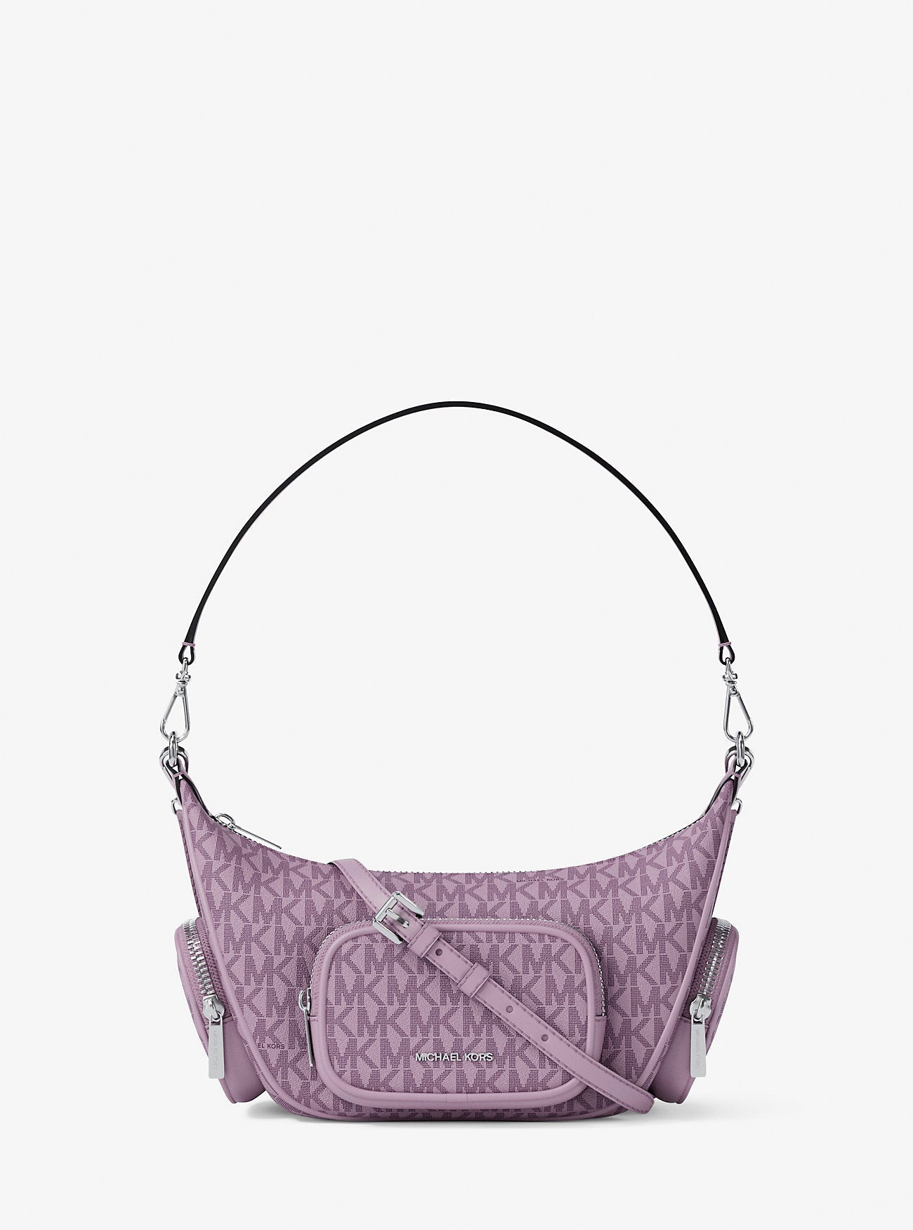 Merritt Small Signature Logo Convertible Shoulder Bag Lt Quartz Lt Quartz