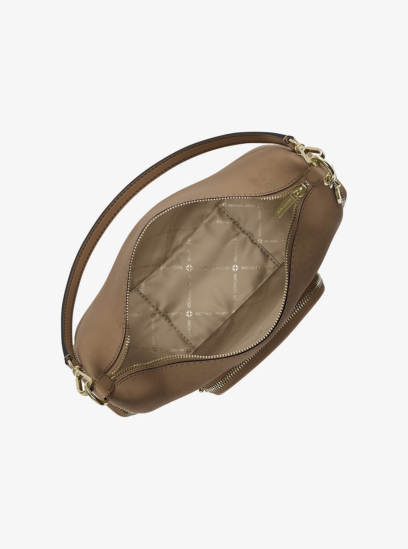 Merritt Medium Suede Convertible Shoulder Bag Camel Camel