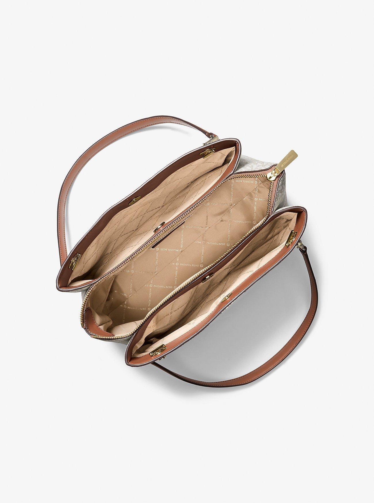 Soho Medium Signature Logo Tote Bag Vanilla Vanilla