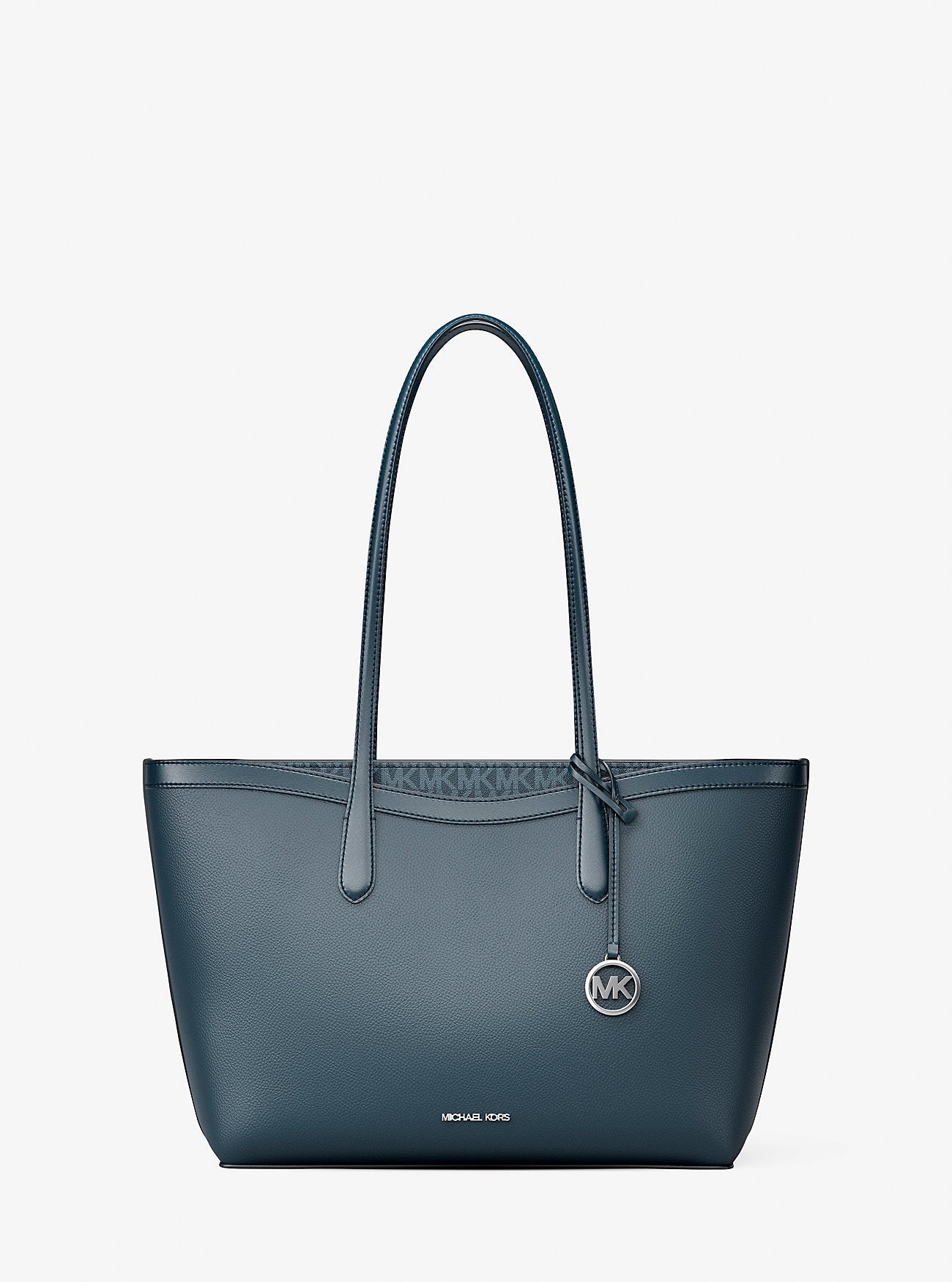 Michael Kors Arden Large Pebbled Leather Tote Bag Admiral