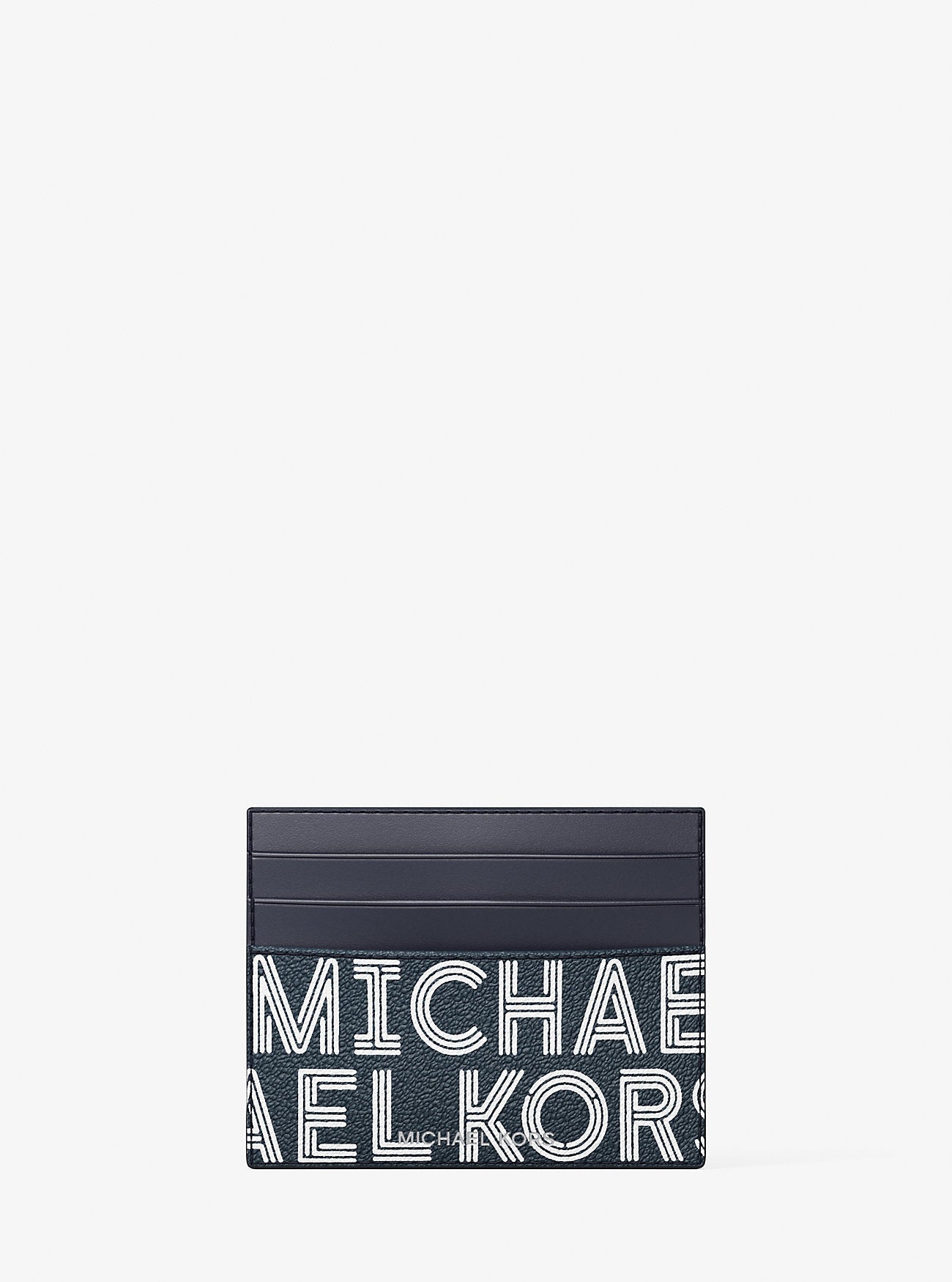 Michael Kors Cooper Graphic Logo Card Case Bright Wht