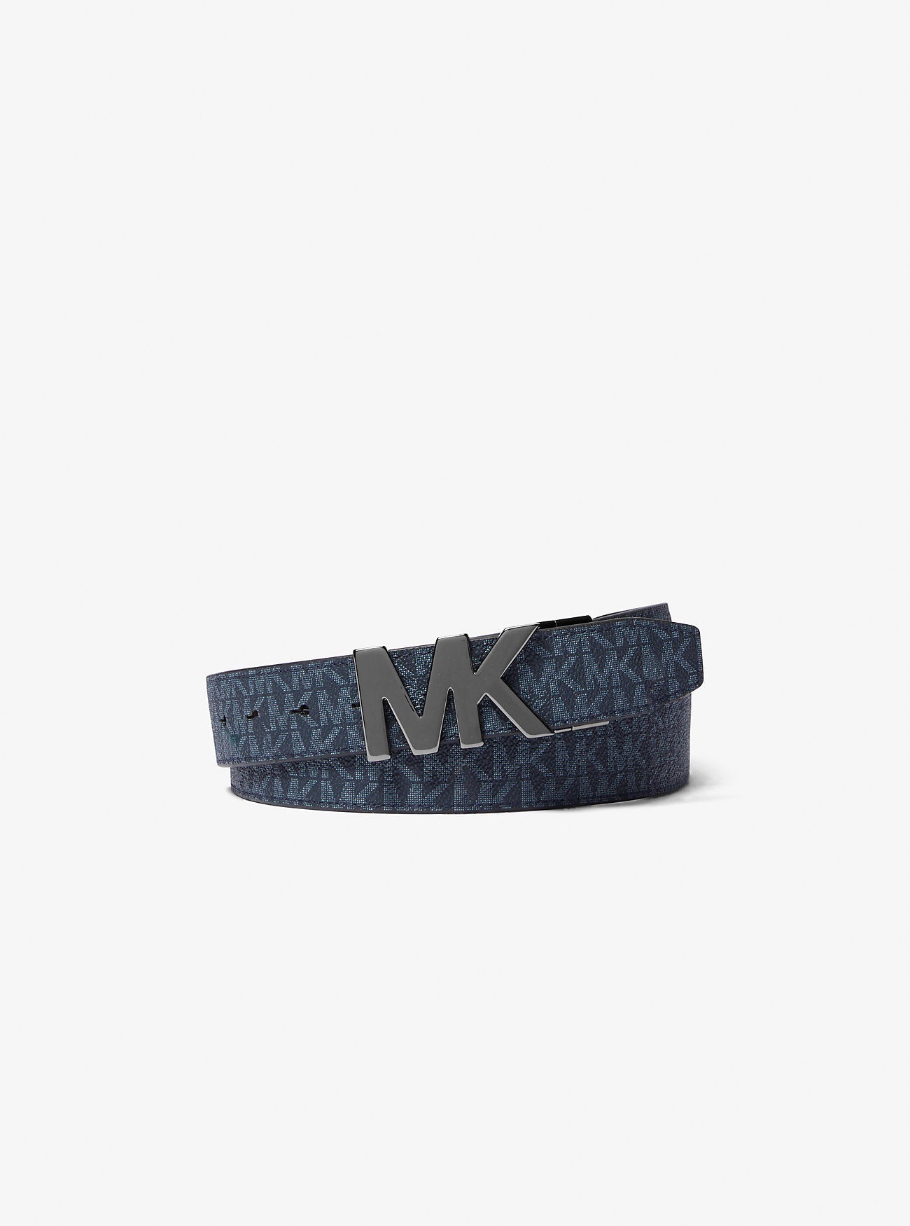 Michael Kors 4-in-1 Signature Logo Belt Box Set Admrl-Plblue