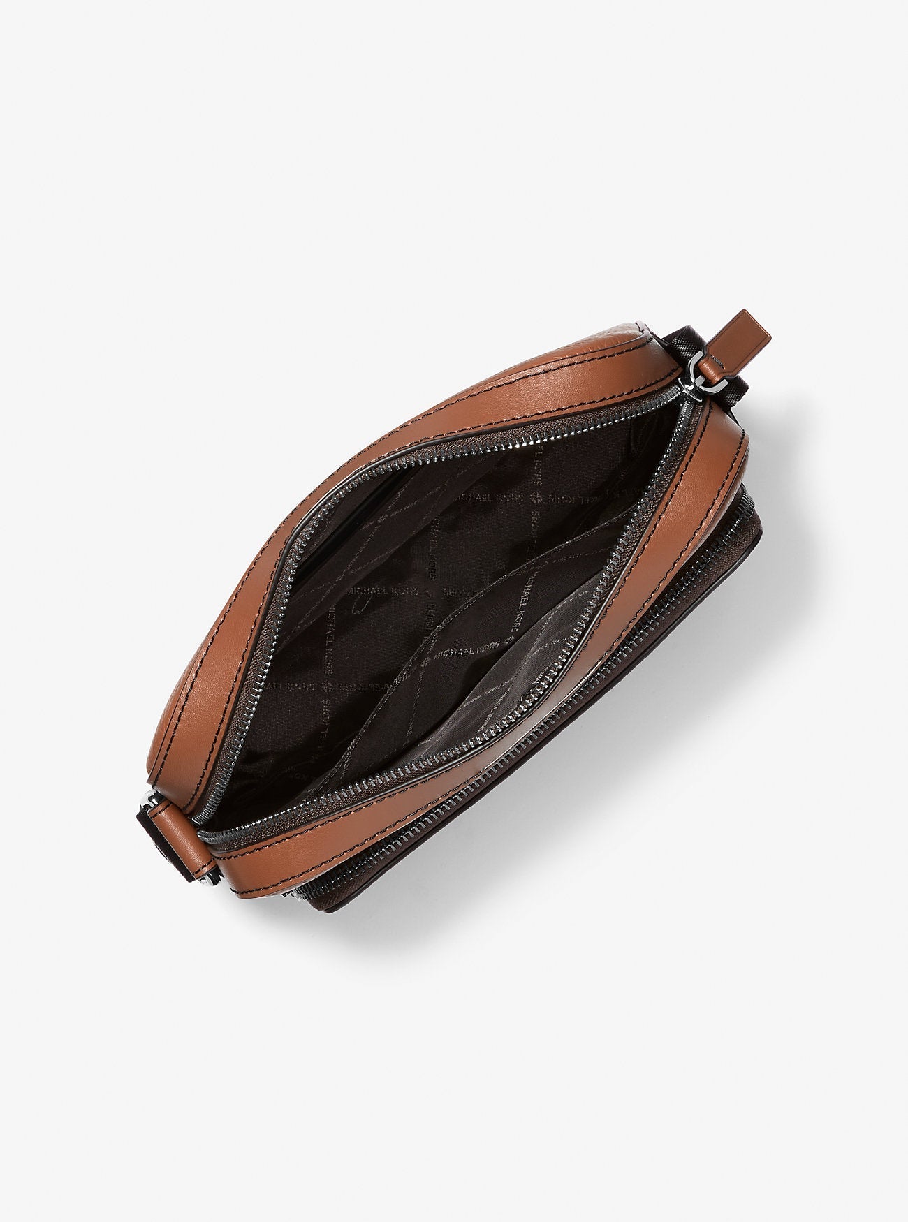 Cooper Pebbled Leather Utility Crossbody Bag Luggage Luggage