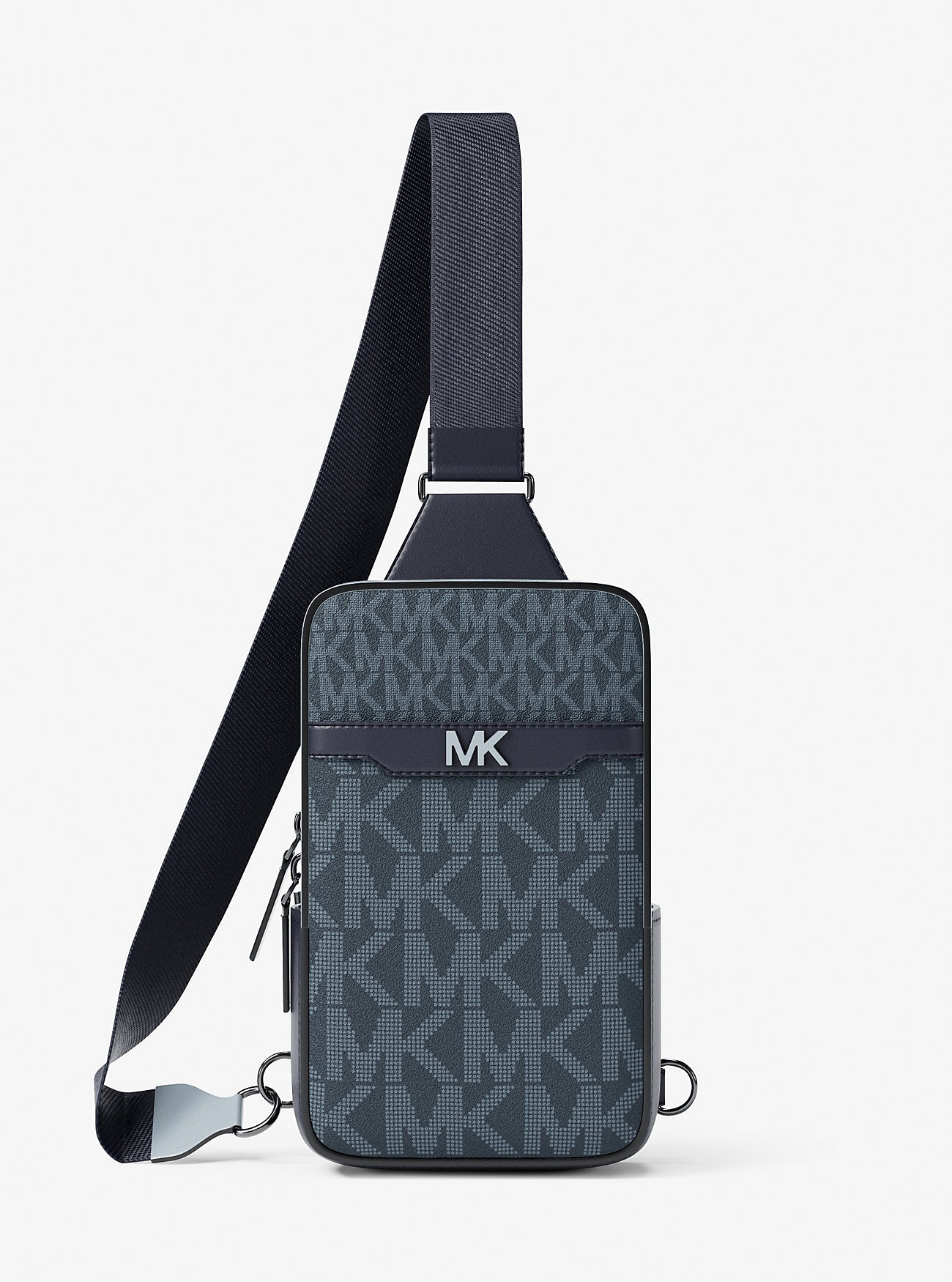 Michael Kors Cooper Small Signature Logo Sling Pack Admirl Multi
