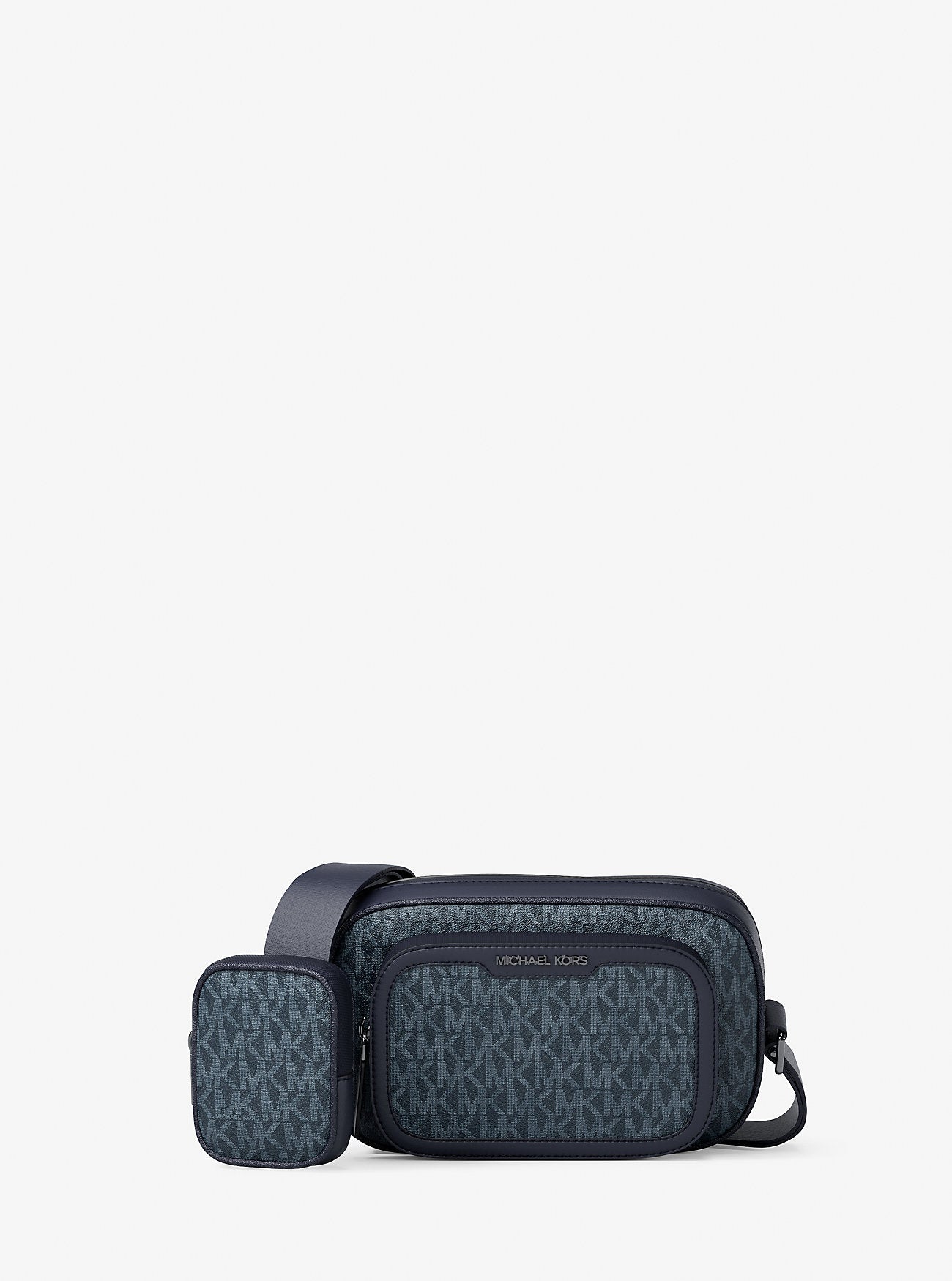 Cooper Signature Logo Camera Crossbody Bag With Pouch Admrl-Plblue Admrl-Plblue