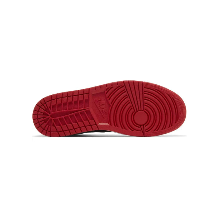 Air Jordan 1 Mid 'Bred Shadow /Grey Fire Red'