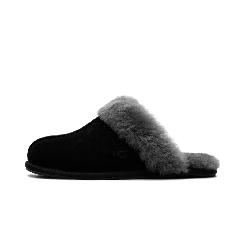 UGG  BLACK GREY Scuffette II Slipper (W)