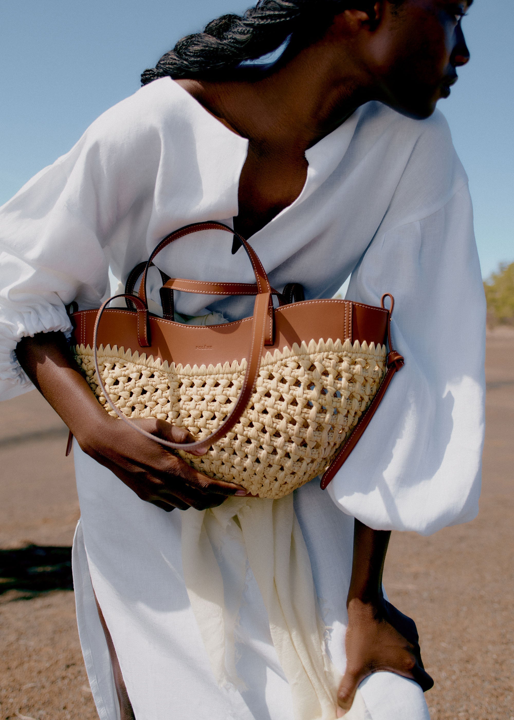 Polene Cyme Mini Raffia