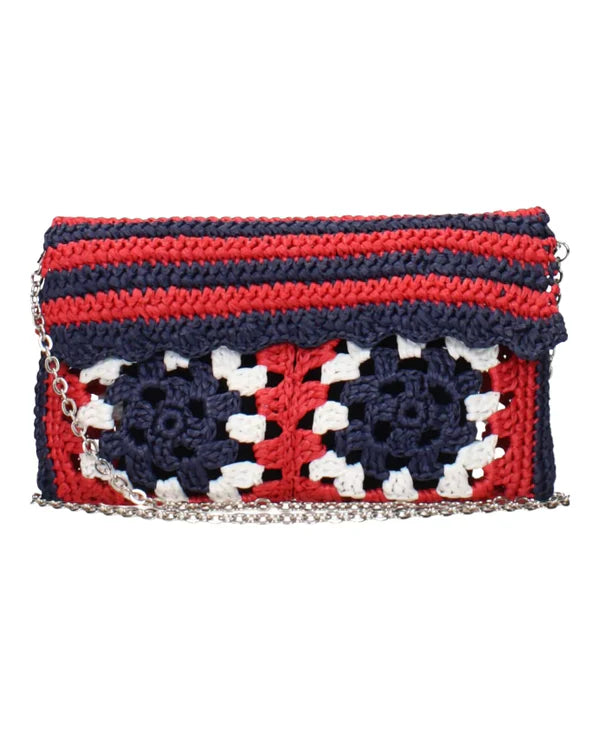 Miu Miu Multicolor Raffia Clutch Bags