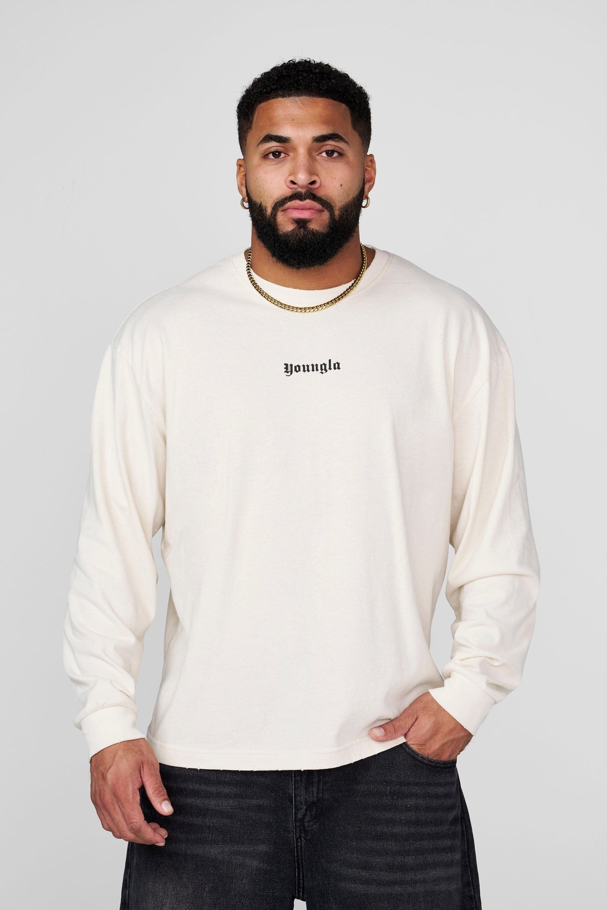 8039 - Peached Longsleeves Off-White - Unmatched Kicks-YOUNG LA