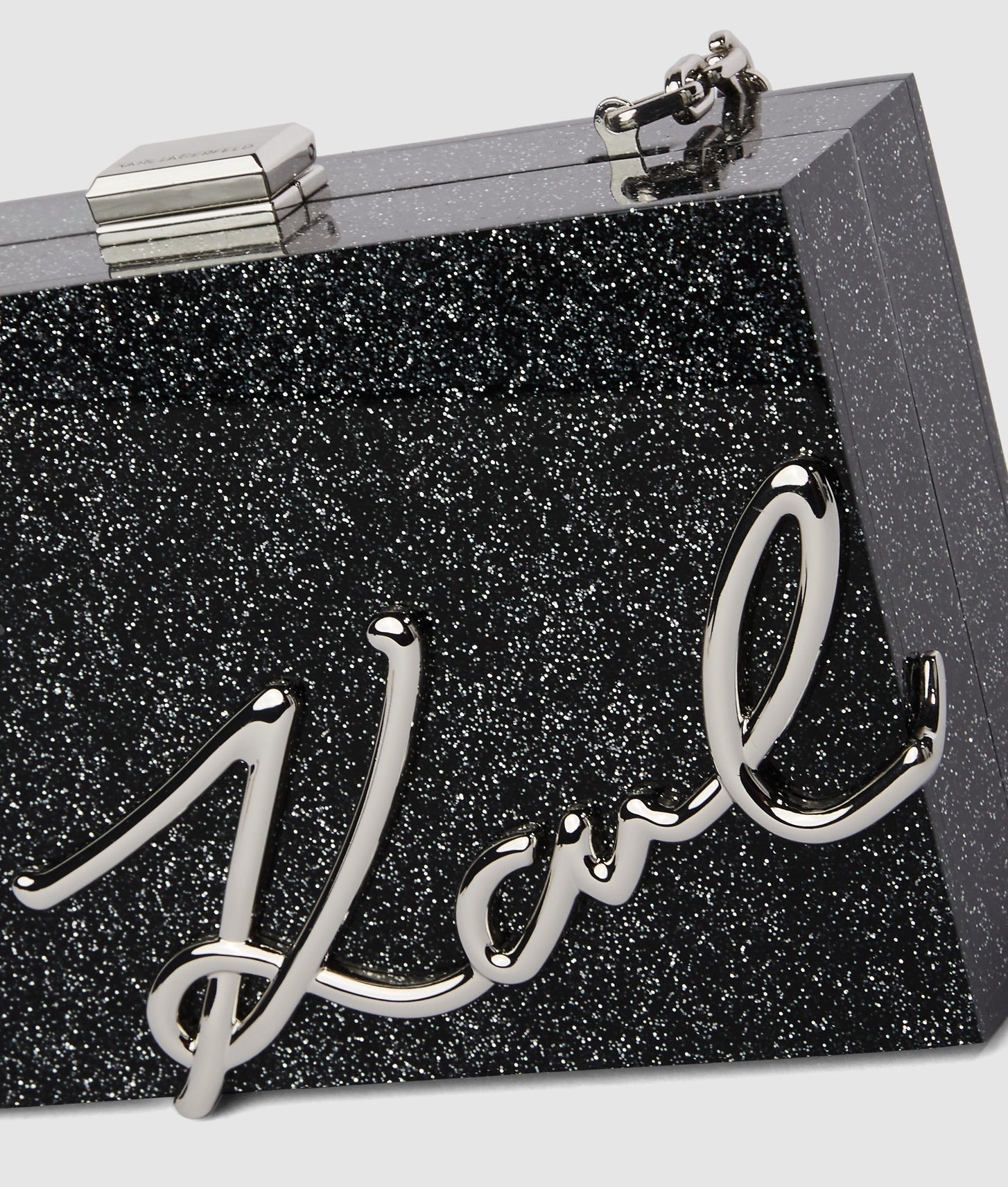 KarlLagerfeld Ksoirée Clutch Black Embellishment