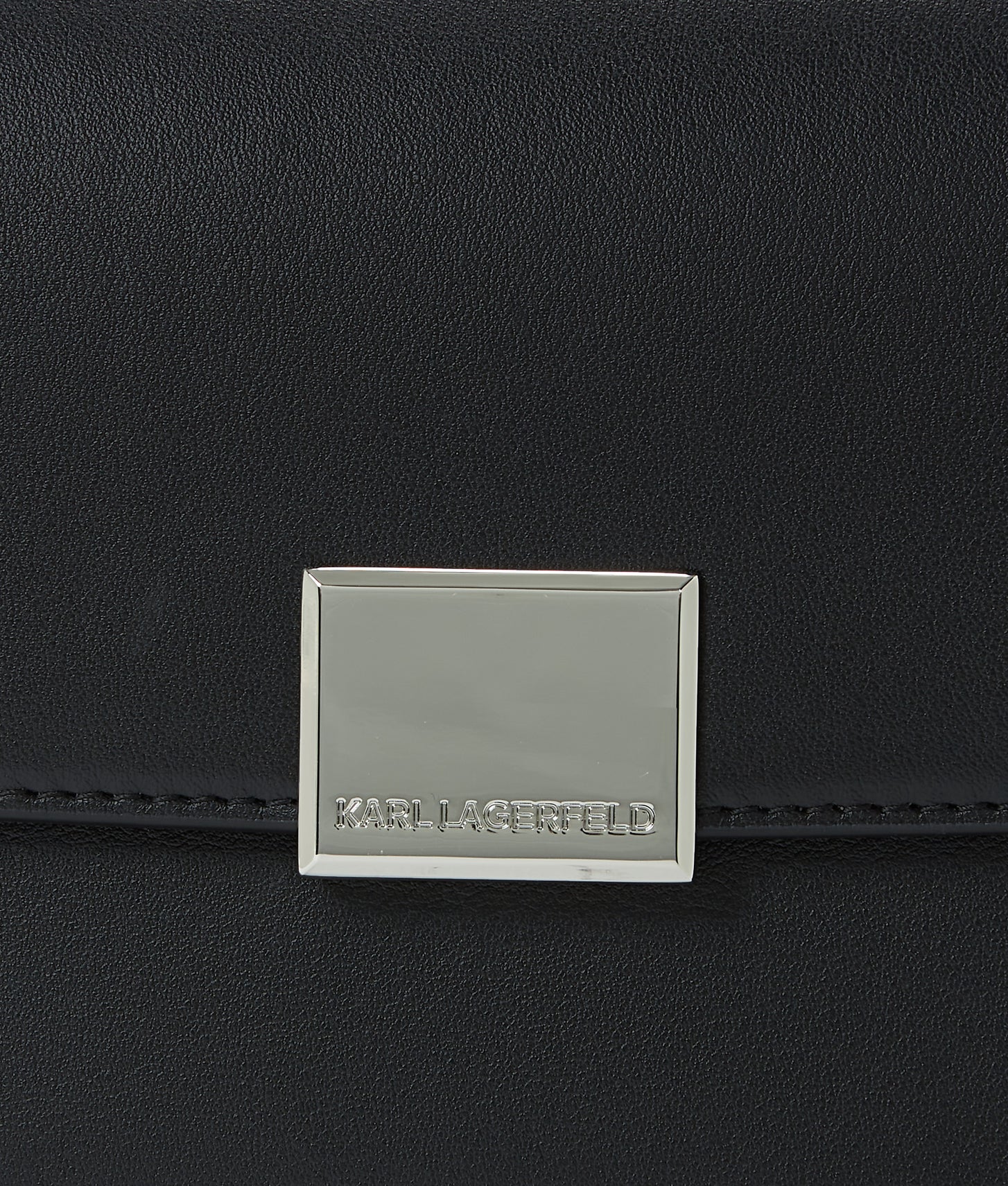 KarlLagerfeld Kforever Small Crossbody Bag Black-Nickel