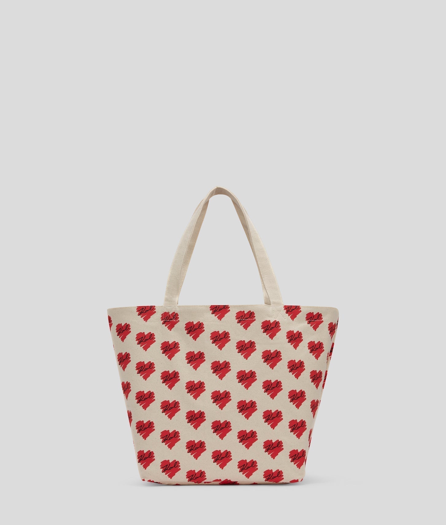 KarlLagerfeld Kheart Reversible Shopper Natural