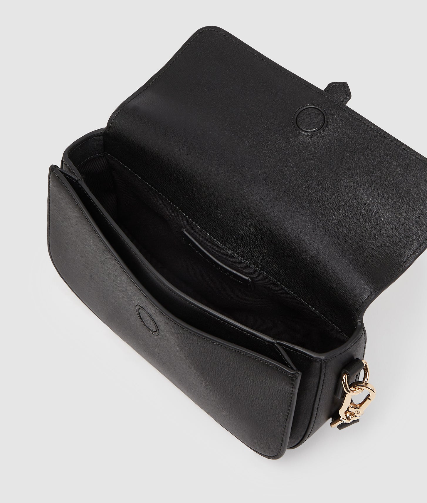 KarlLagerfeld Kautograph Padlock Shoulder Bag Black/Gold