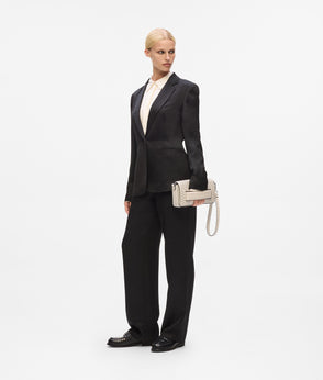 KarlLagerfeld Kkuilt Rhinestone Nano Bag Black Embellishment