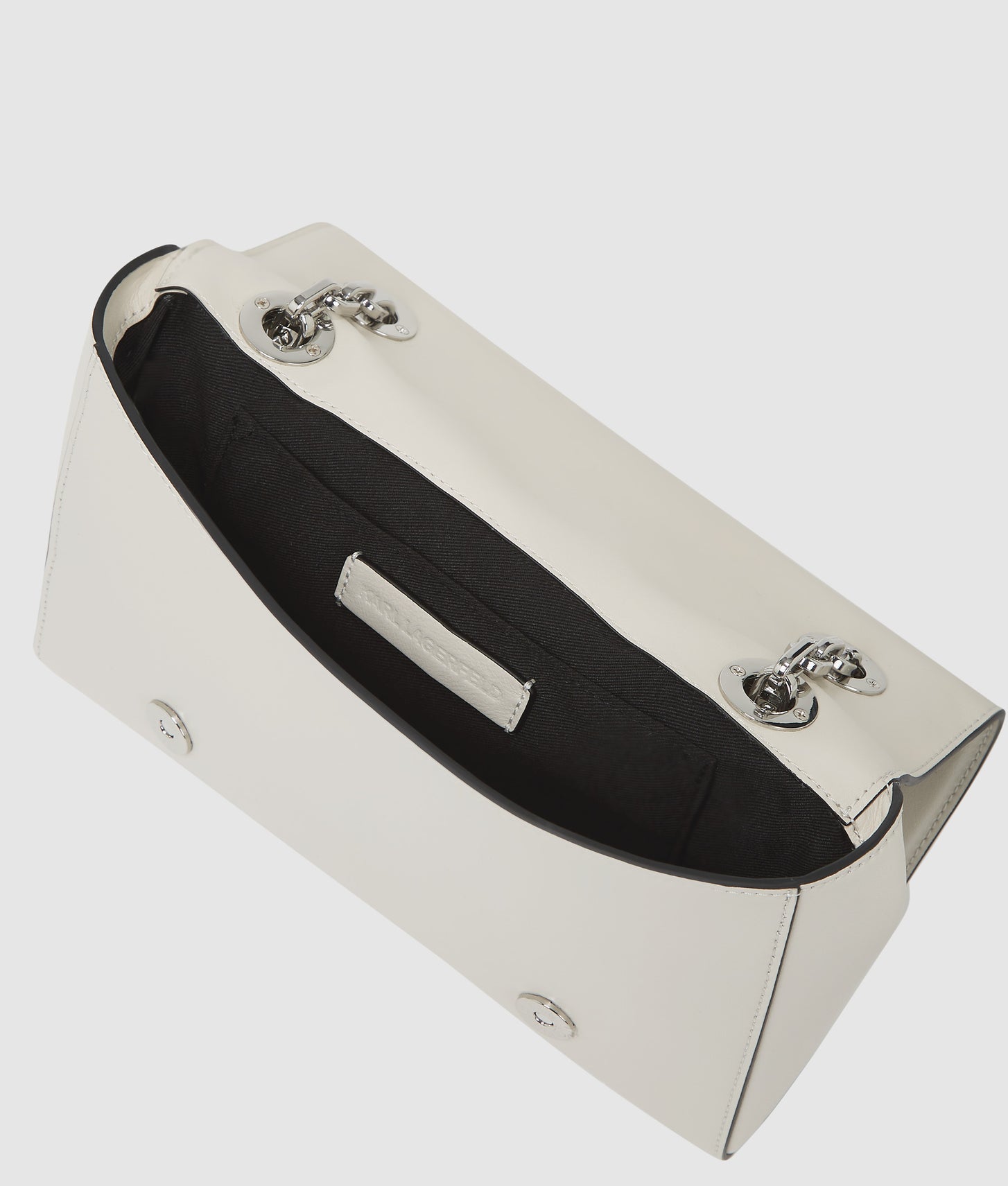 KarlLagerfeld Kautograph Shoulder Bag Cement