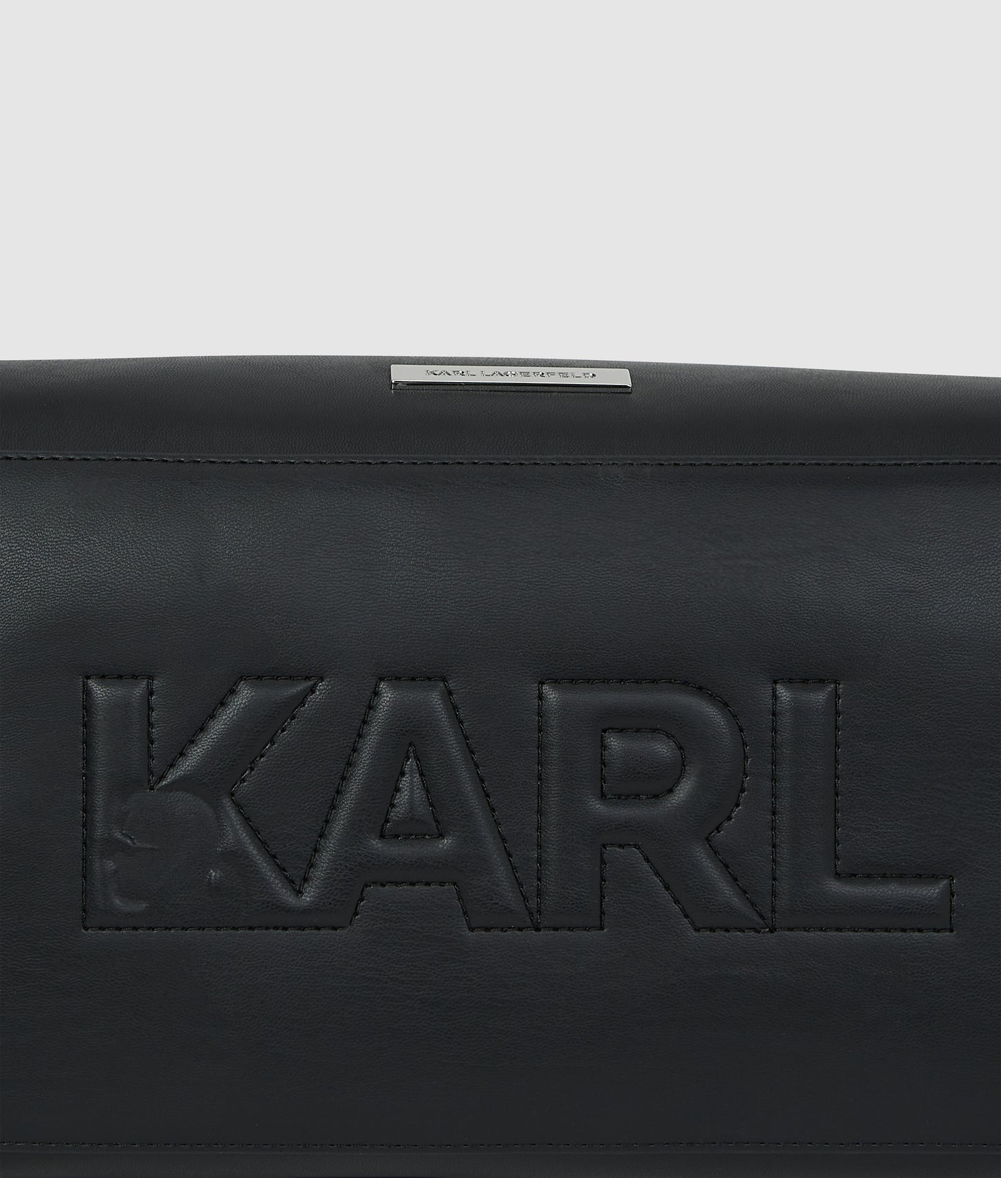 KarlLagerfeld Ikon Smooth Large Tote Bag Black