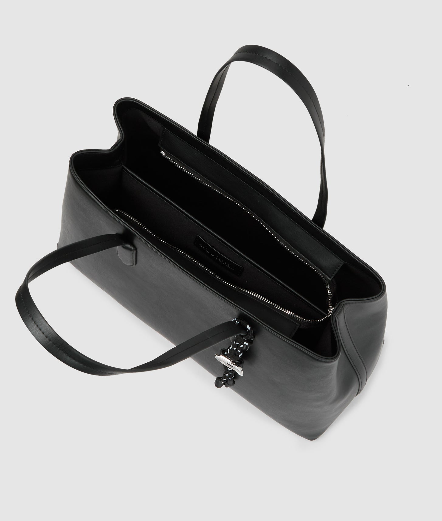KarlLagerfeld Ikon Smooth Large Tote Bag Black