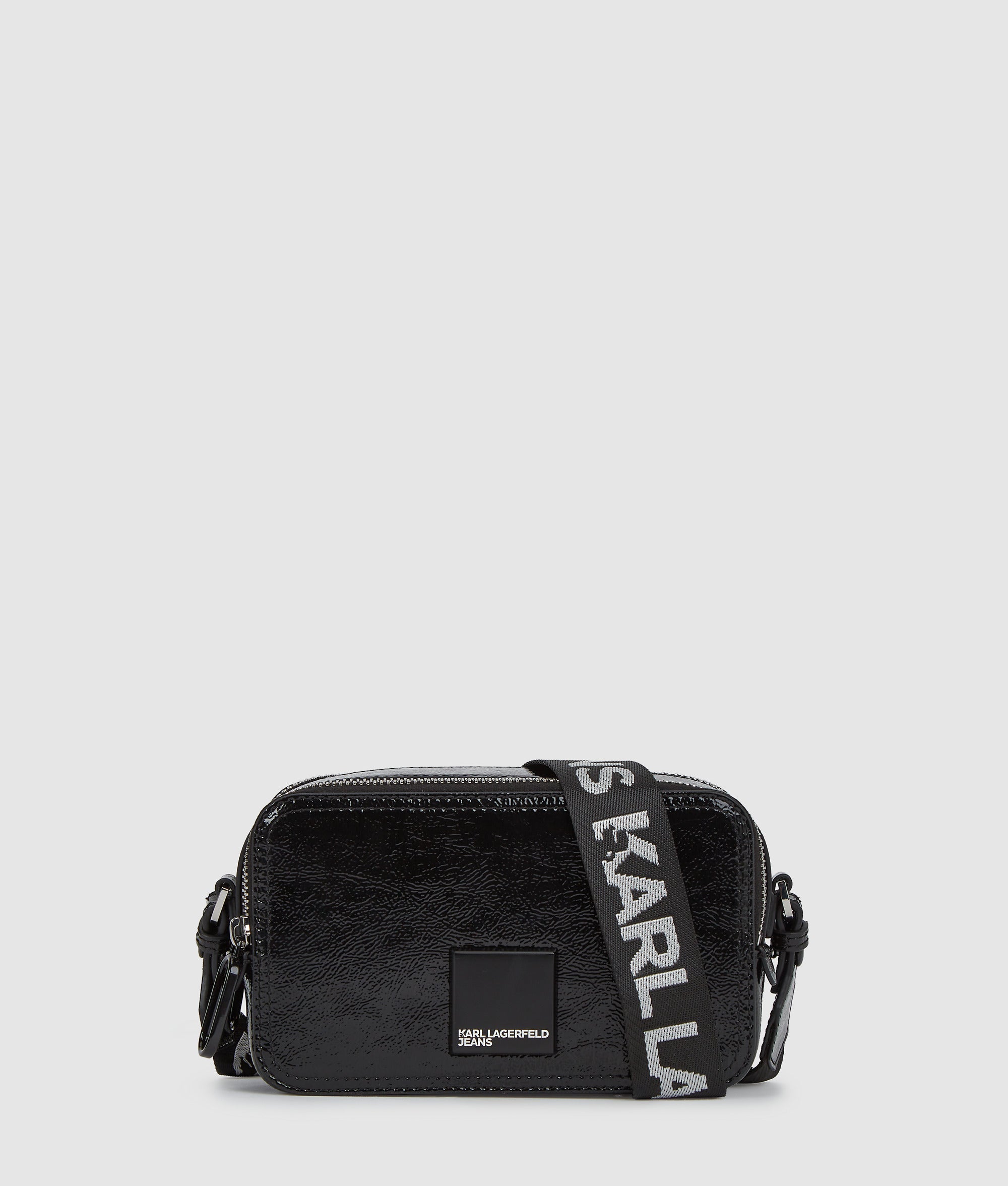 KarlLagerfeld Glossy Camera Bag Black