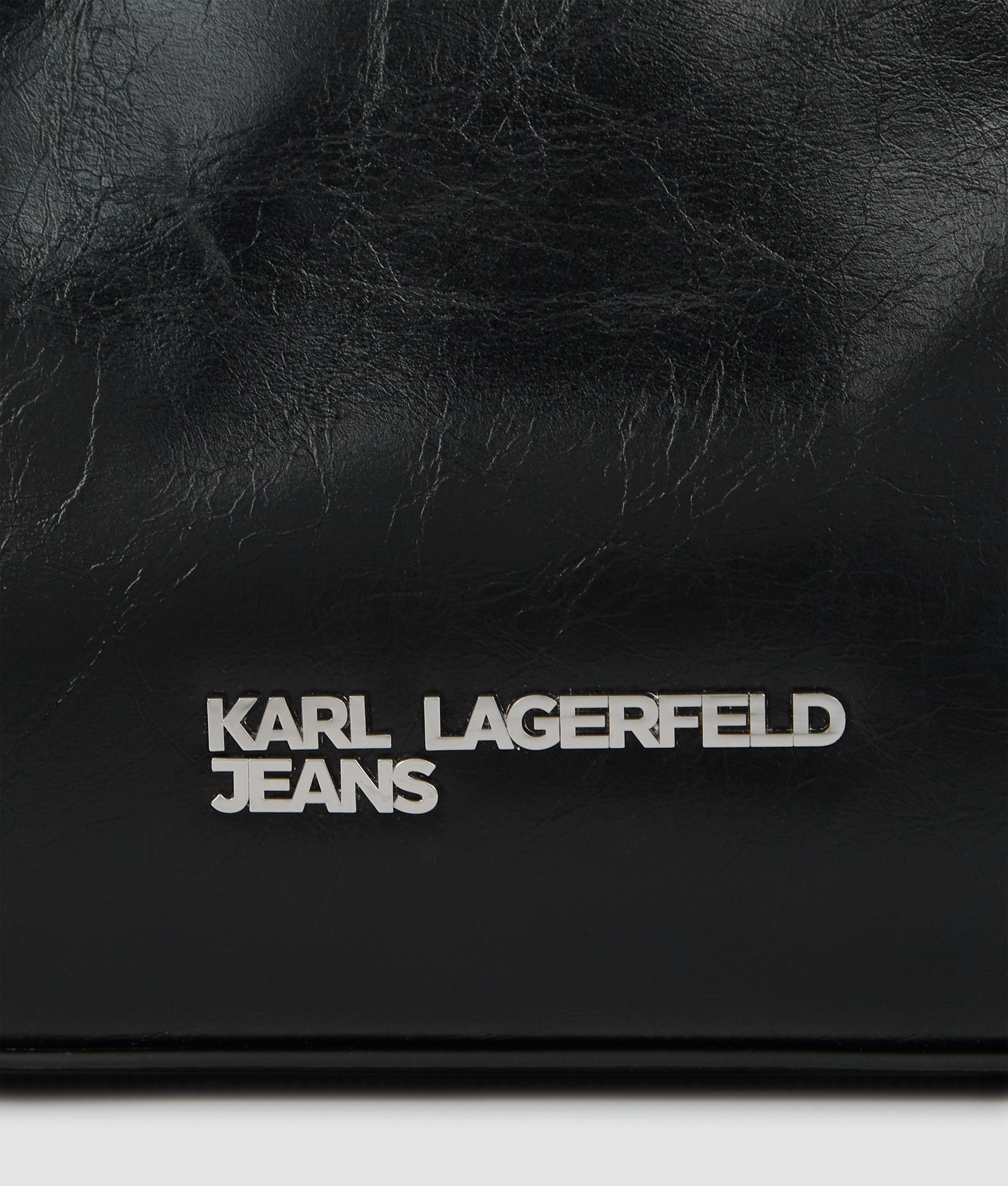 KarlLagerfeld Buckle Shoulder Bag Black
