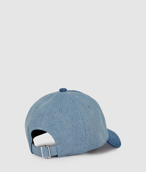 KarlLagerfeld Two-Tone Denim Shopper Standard Blue Denim-Light Denim