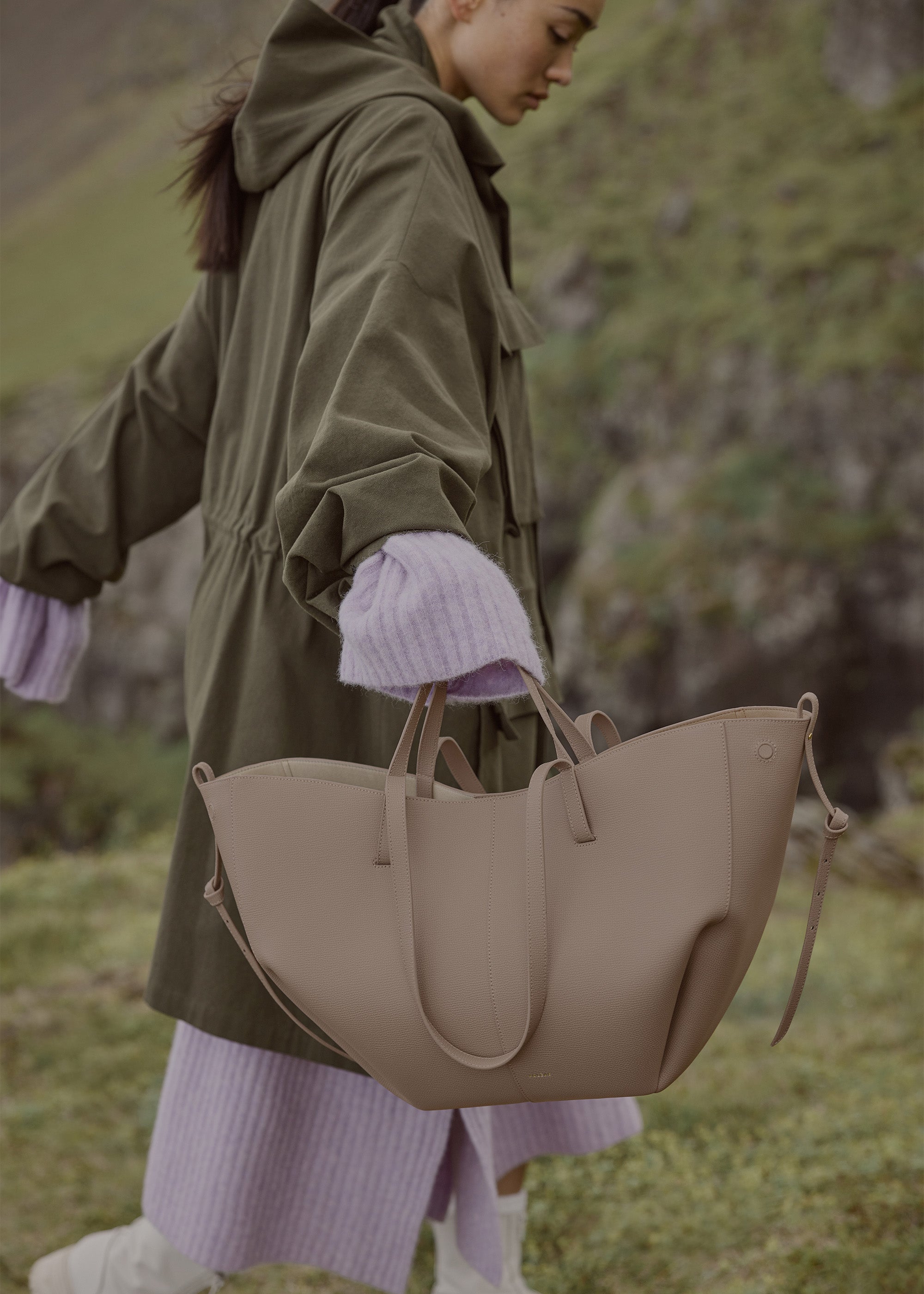 Polene Cyme Textured Taupe