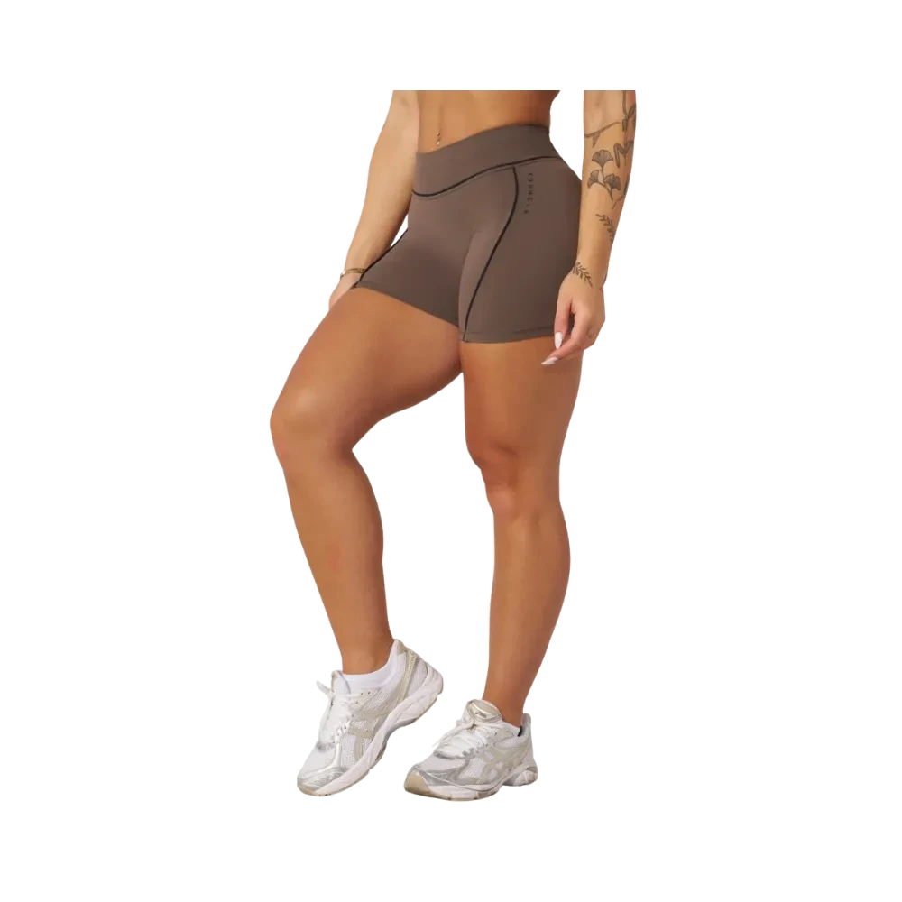 YoungLA Elevate outline Shorts 5" Taupe