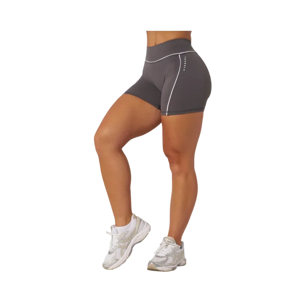 YoungLA Elevate outline Shorts 5" Charcoal