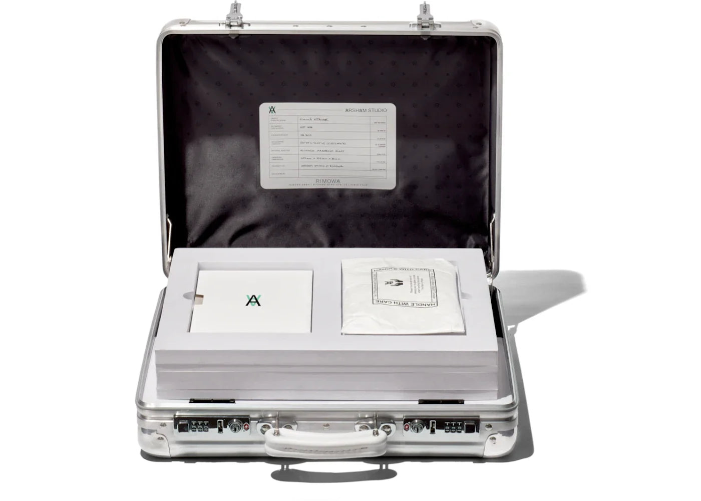 Daniel Arsham X Rimowa Eroded Attache Case White