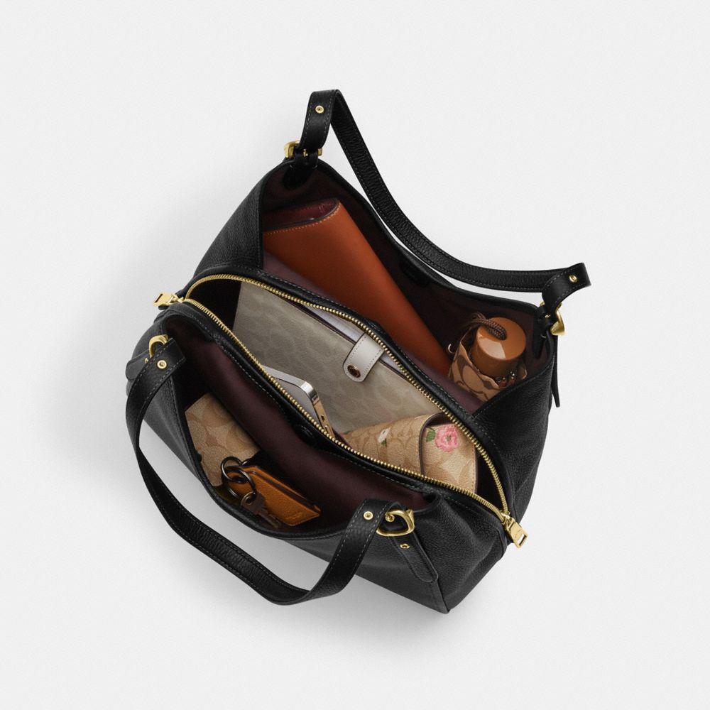 Coach Erin Shoulder Bag Gold Maple
