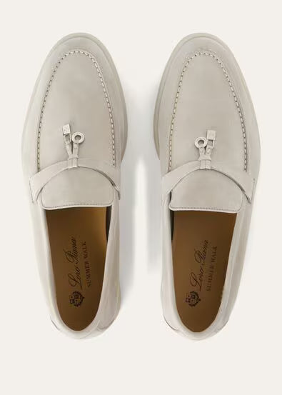 Lord Piana Pearl Powder (A760) Summer Charms Walk Loafer
