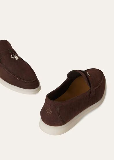 Lord Piana Chocolate (H026) Summer Charms Walk Loafer
