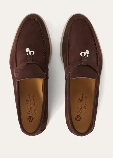 Lord Piana Chocolate (H026) Summer Charms Walk Loafer