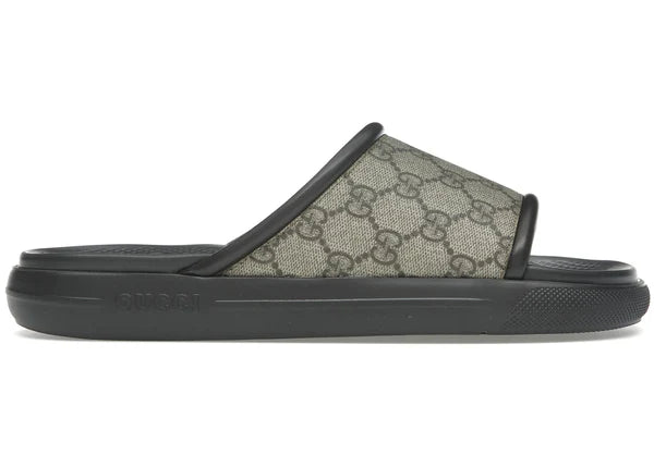 Gucci Pursuit Supreme Slide Beige Ebony
