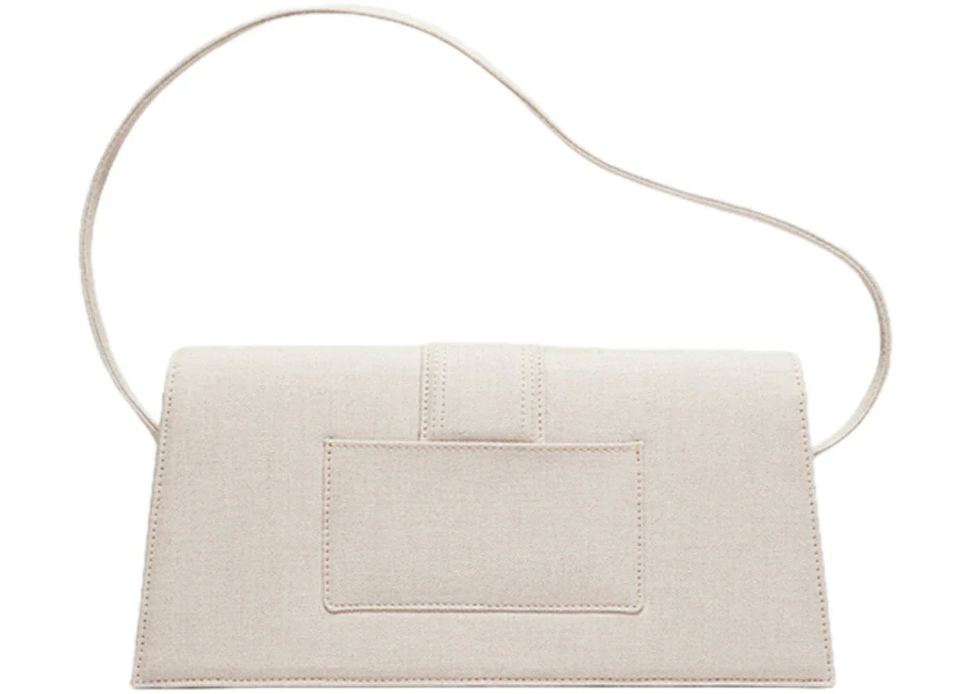 jacquemus le bambino long flap bag light greige