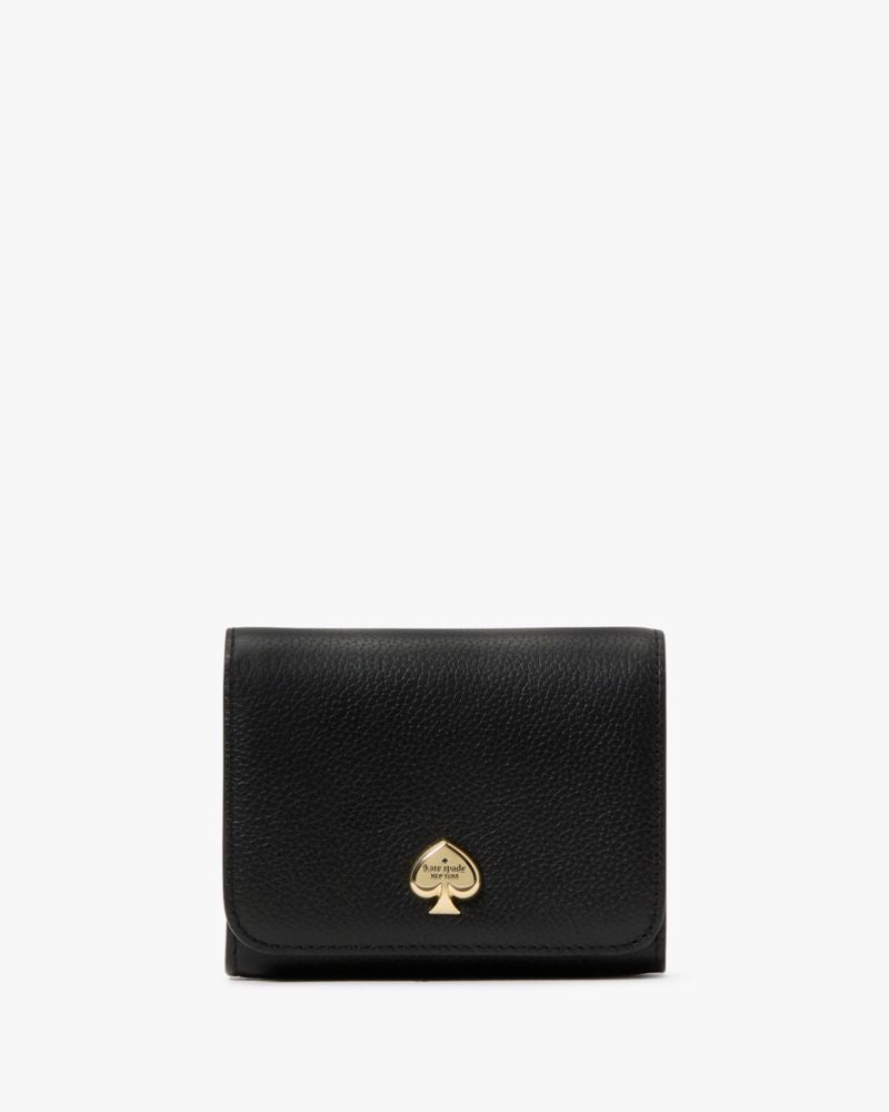 KateSpade Kayla Small L Zip Wallet Black
