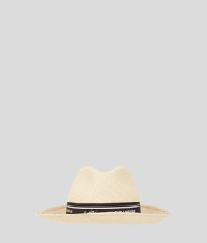 KarlLagerfeld Kl X Borsalino Beach Tote Bag Black/Natural