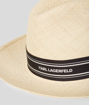 KarlLagerfeld Kl X Borsalino Beach Tote Bag Black/Natural