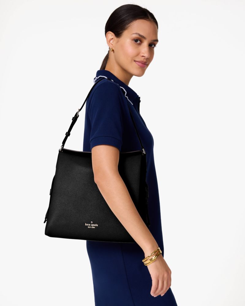 KateSpade Dumpling Large Shoulder Bag Black