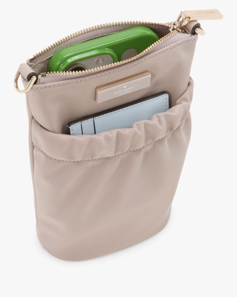 KateSpade Carter Nylon Phone Crossbody Bag Cedar Stand