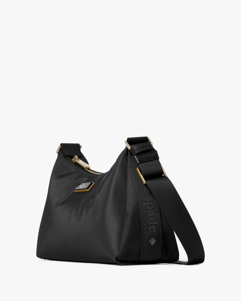 KateSpade Carter Nylon Small Shoulder Bag Black