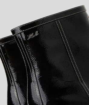 KarlLagerfeld Ikon K Studded Shoulder Bag Black Embellishment