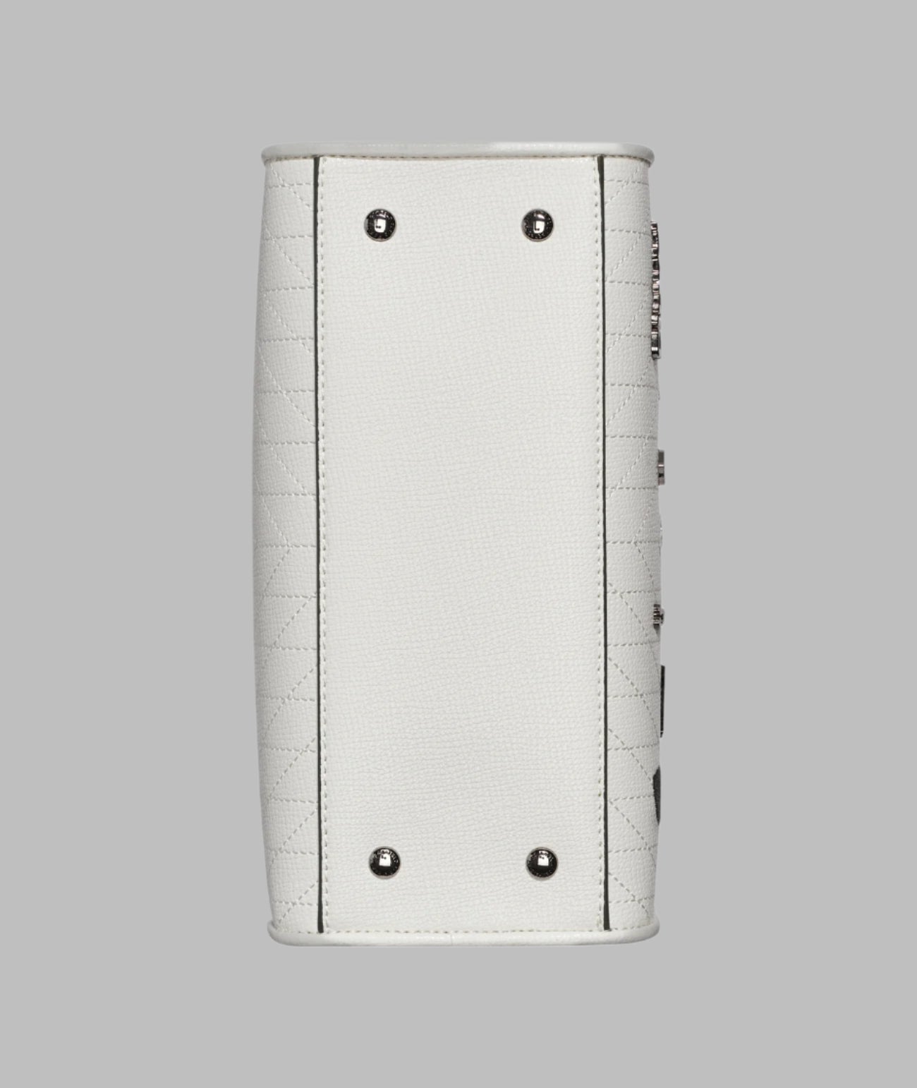 KarlLagerfeld Maybelle satchel with pins white