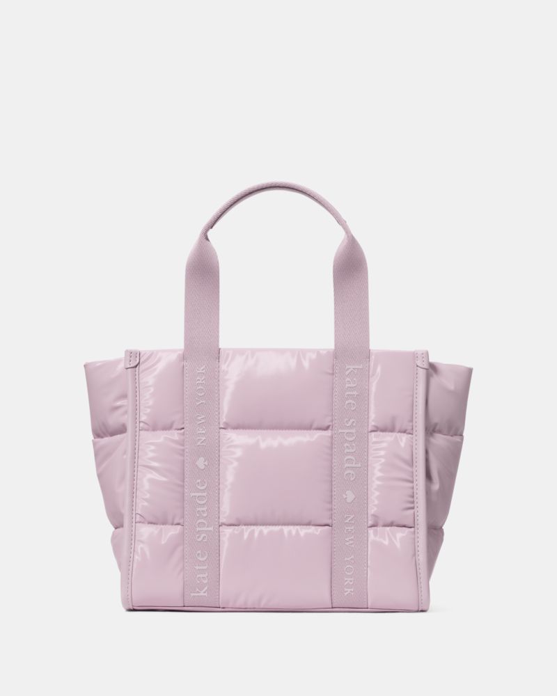 KateSpade Kip Puffy Small Tote Lavender Smoke