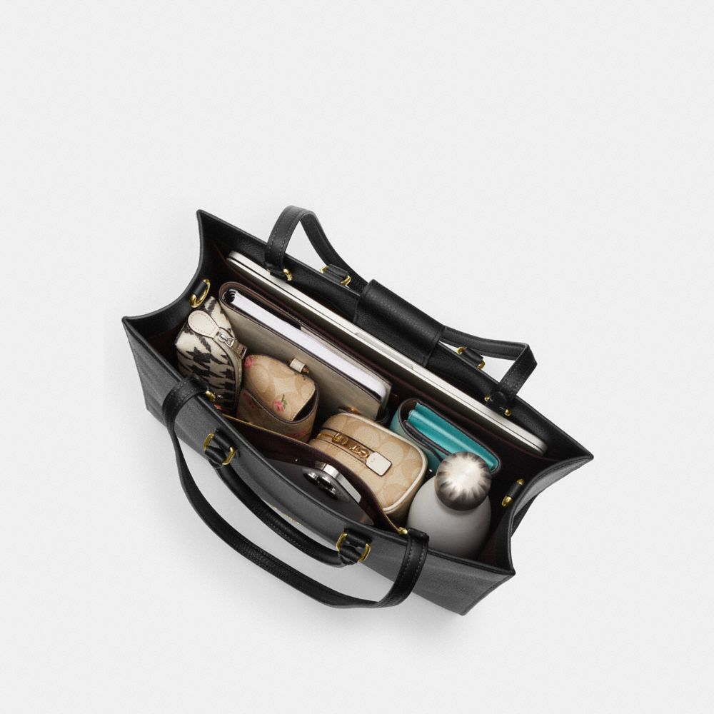 Coach Maggie Tote Bag Gold Chalk
