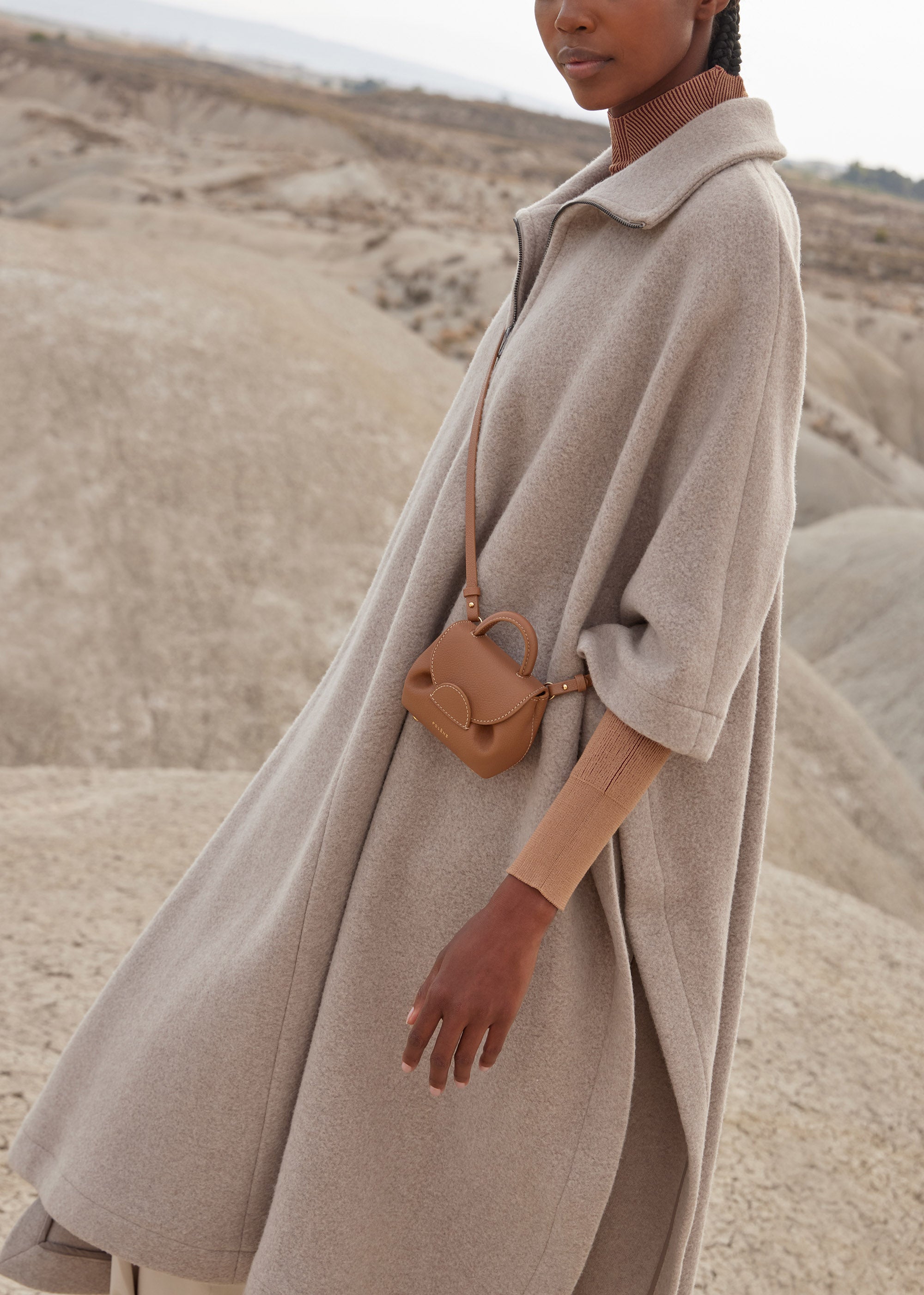 Polene Numero Un Micro Textured Camel